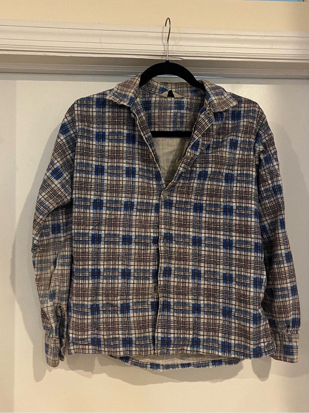 60s Penneys plaid flannel